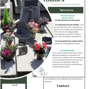 Des salariés en insertion peuvent entretenir vos tombes