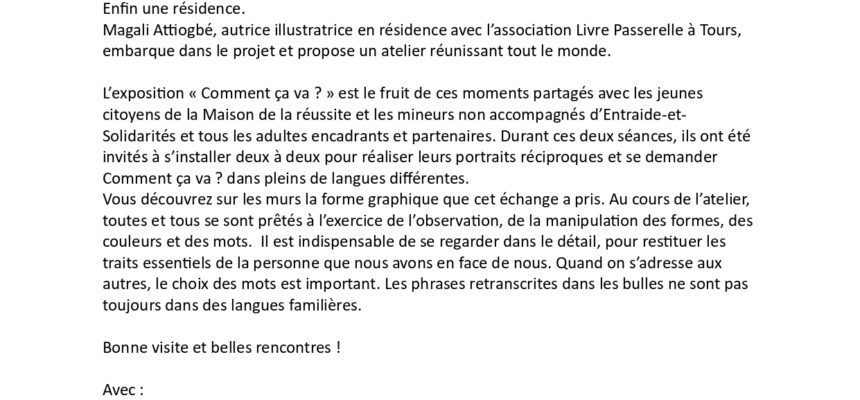 Exposition collective « Comment ça va ? »