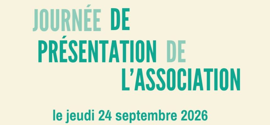 Venez nous visiter en septembre !
