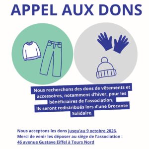 Appel aux dons pour brocante solidaire