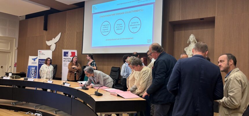 Signature du nouveau protocole contre les violences intrafamiliales et conjugales