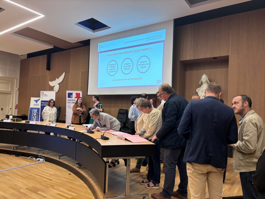 Signature du nouveau protocole contre les violences intrafamiliales et conjugales